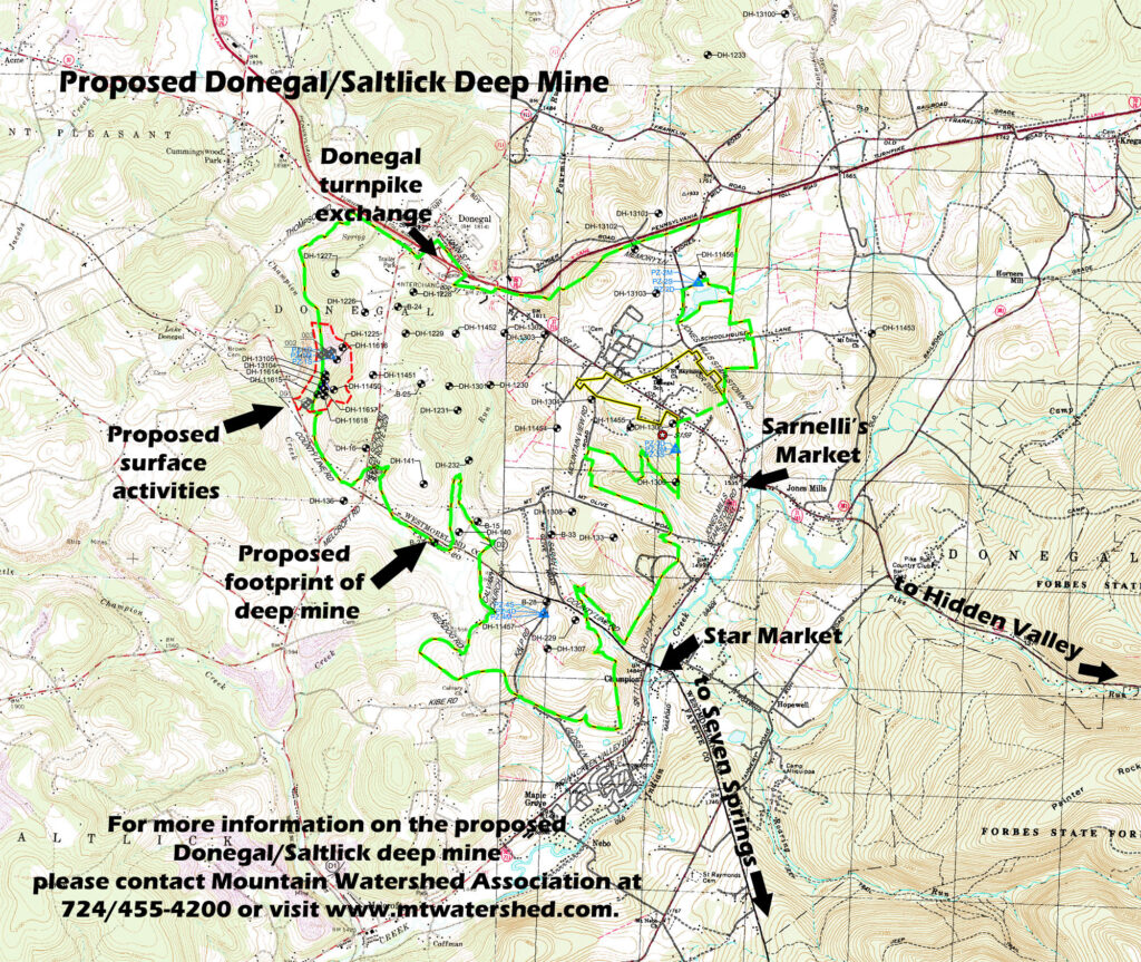 Proposed Donegal/Saltlick Deep Mine