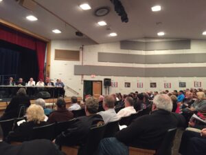 Elizabeth Township zoning hearing on the proposed power plant.
