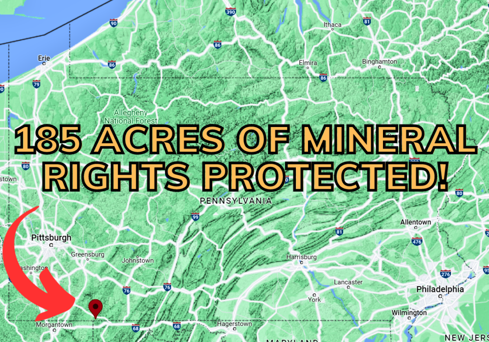 ACRES OF MINERAL RIGHTS PROTECTED