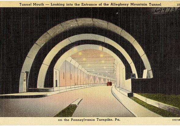 Tunnel_mouth_--_Looking_into_entrance_of_the_Allegheny_Mountain_Tunnel_on_the_Pennsylvania_Turnpike,_Pa_(69973B)